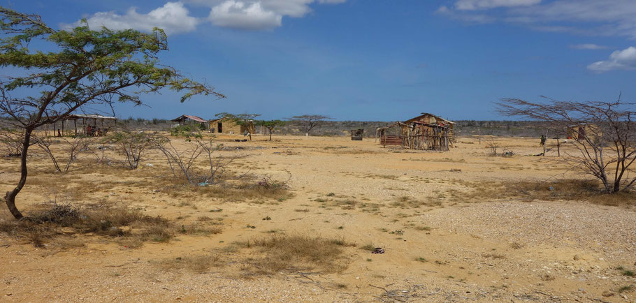 Colombie : village Wayuu dans la Guajira