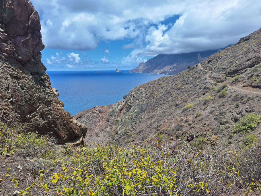Canaries, Tenerife : chemin de randonnée PR-TF 8 vers Taganana