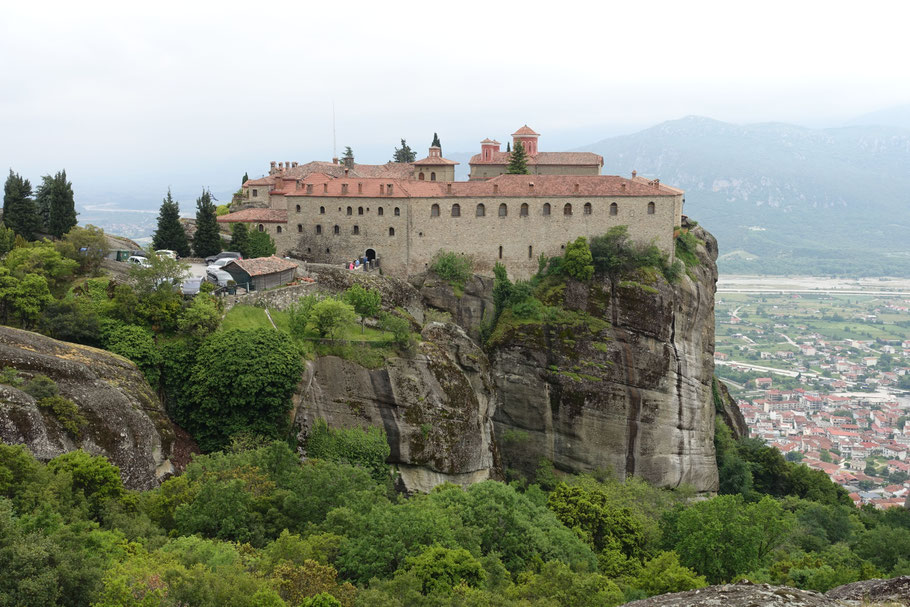 Grèce, Météores : monastère féminin Agios Stefanos (Saint-Etienne)