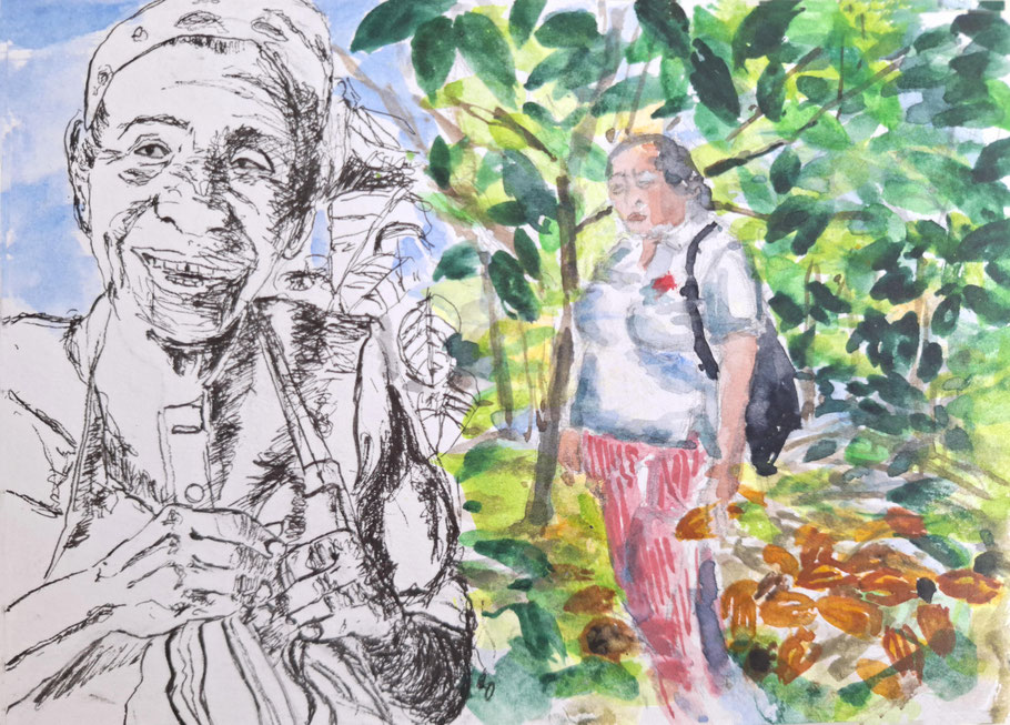 Enelia, finca Miramar, carnet de voyage sur la Colombie d'Alex Leroux
