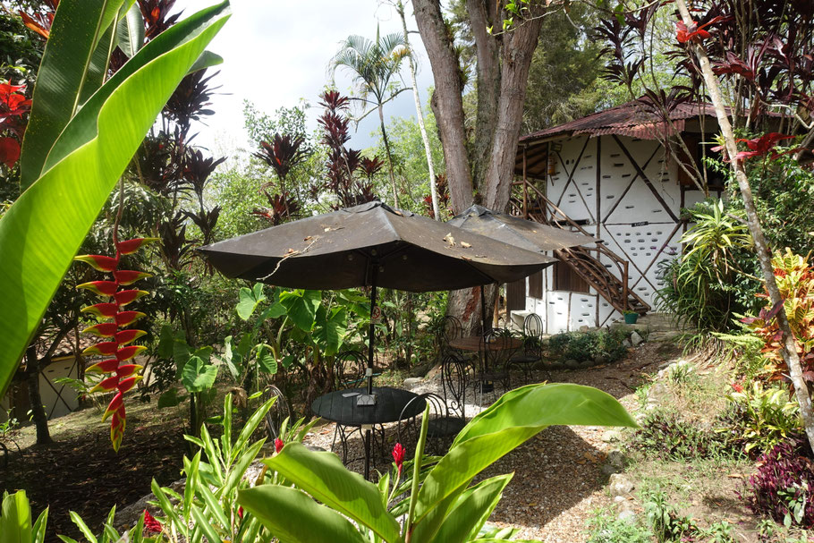 Colombie, San Agustin : le magnifique jardin de la Casa de François