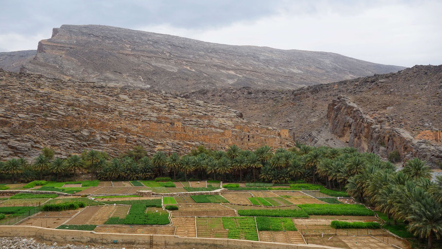 Oman, le vieux village abandonné de Ghul parfaitement intégré au paysage