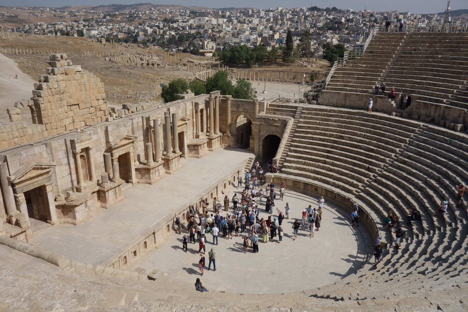 Jordanie, Jerah : le Théâtre Sud