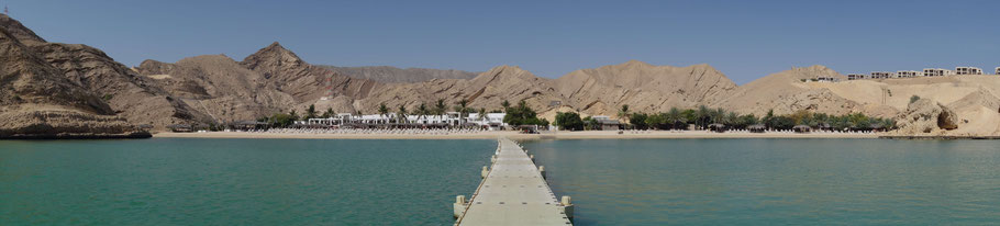 Oman, Mascate : baie du Muscat Hills Resort
