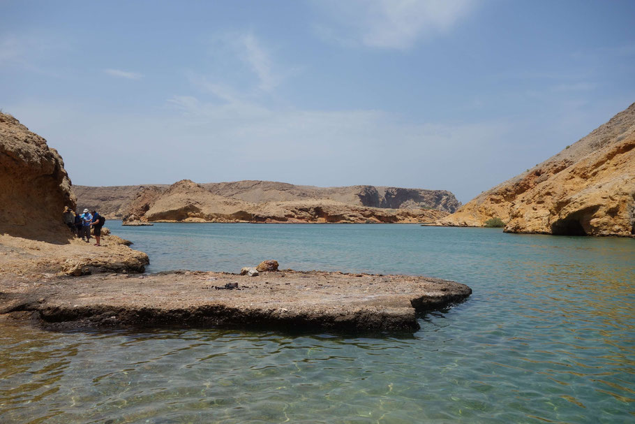 Oman, crique de la baie d’Al Kheiran ou Bandar Al Khairan