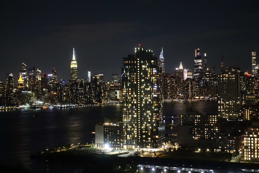 Les lumières de New York vues du Westlight
