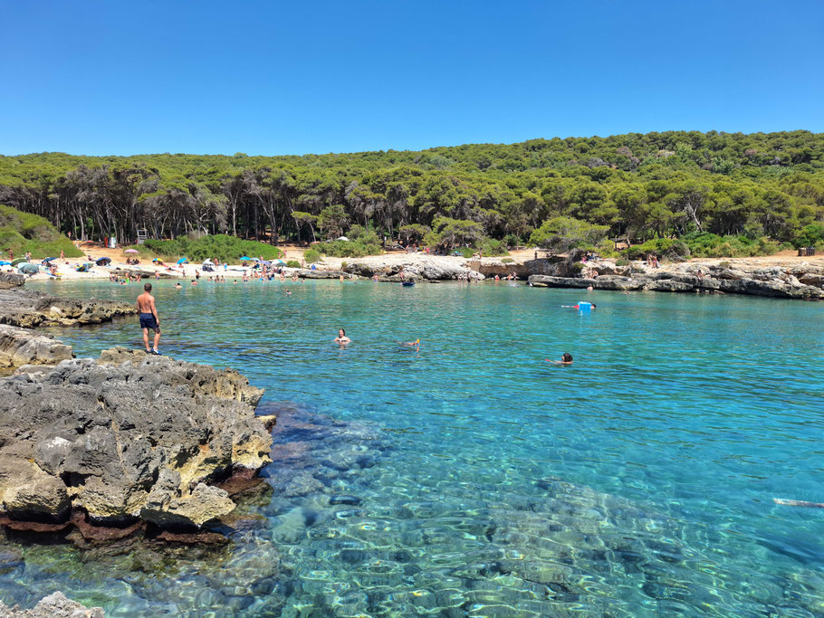 Les Pouilles, Gallipoli : Spiaggia di Porto Selvaggio