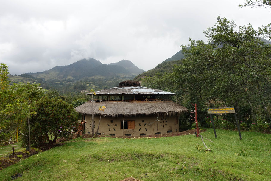 Colombie, Silvia : Tulampi Ya, maison traditionnelle Misak de la pensée et de la réflexion