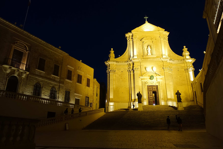 Malte, Gozo : la citadelle de Victoria, cathédrale Notre-Dame-de-l'Assomption