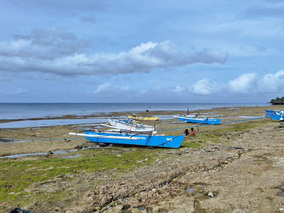 Marée basse à Siquijor, près du Salamangka Resort