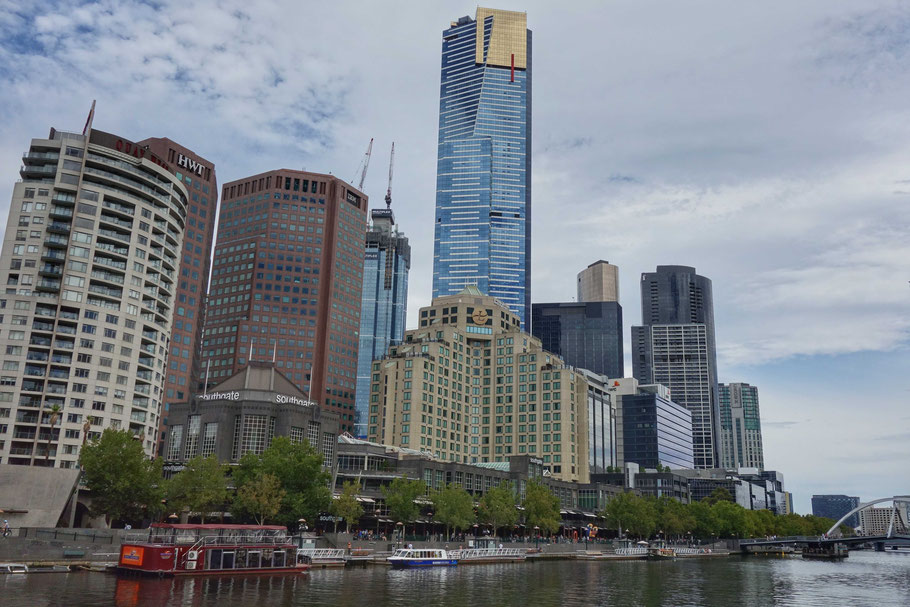 Australie, Melbourne : Yarra River et Southbank