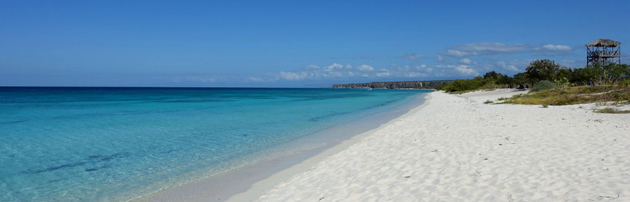 République Dominicaine, la sublime Playa de Las Aguilas : on y vient à pied ou en bateau