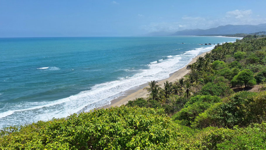 Colombie, Los Naranjos : Playa Angeles vue du mirador