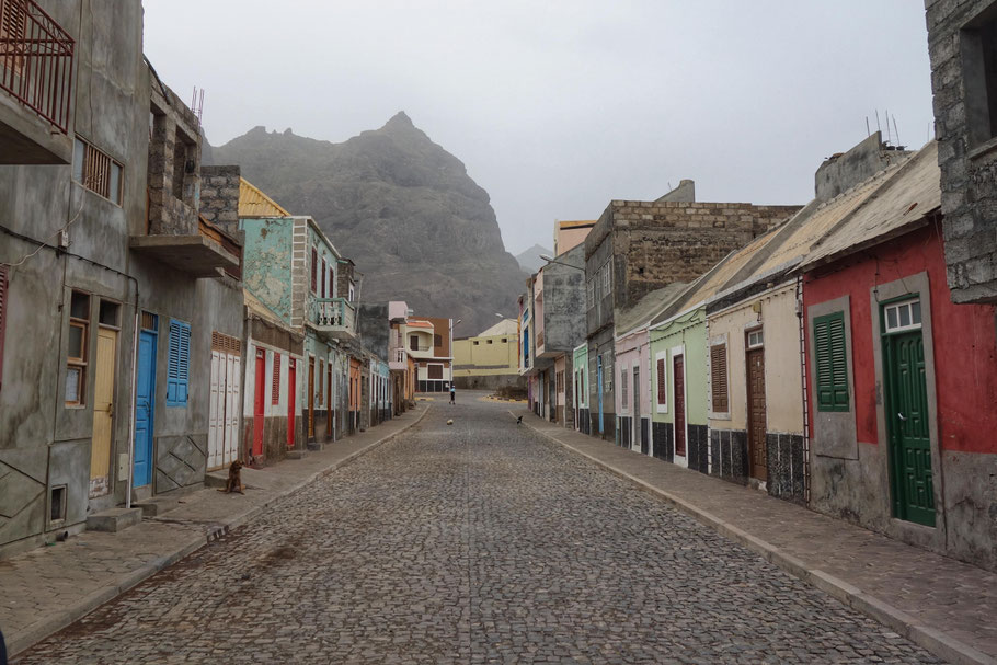 Cap vert, Santo Antão : rue de Ponta do Sol