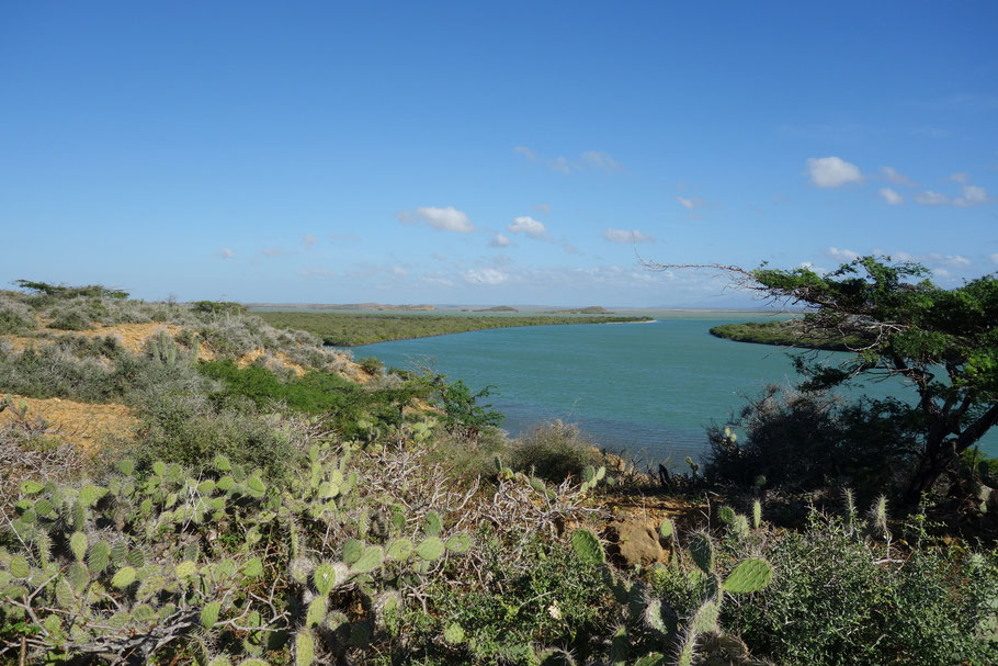 Colombie, La Guajira : panorama sur Bahia Hondita