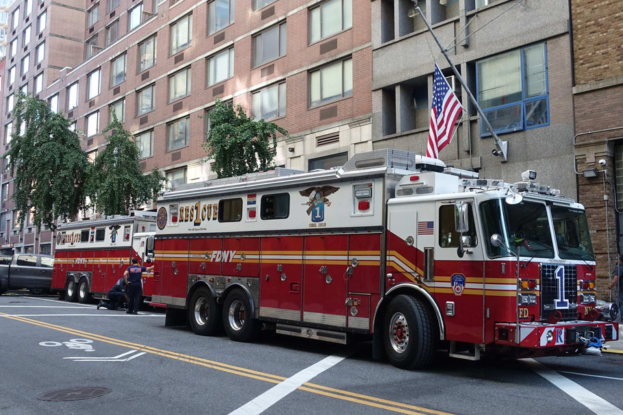 Véhicules de secours à New York