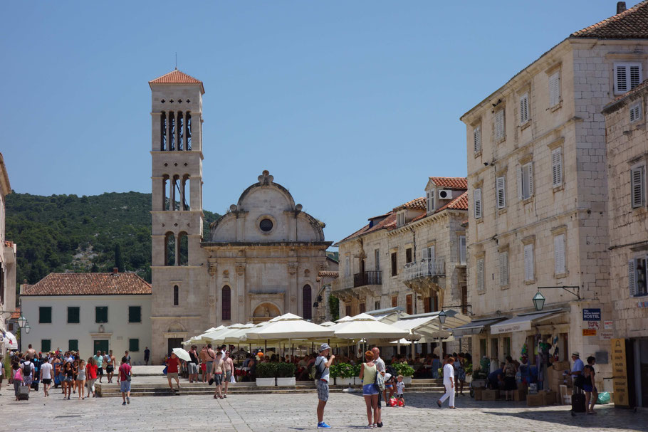 Croatie, Havr : cathédrale St-Etienne