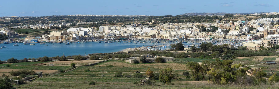 Malte : vue panoramique sur Marsaxlokk