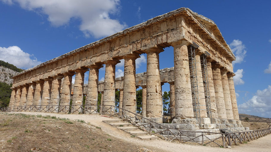 Sicile : temple grec à Ségeste