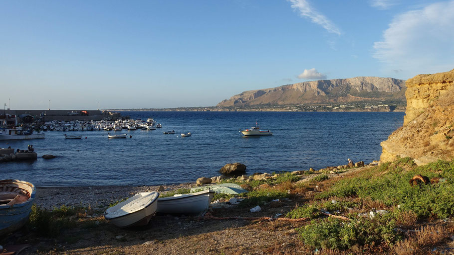 Sicile : bord de mer à Trappeto