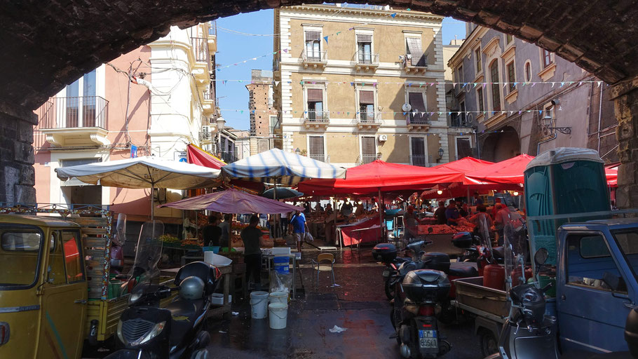 Sicile : marché aux poissons de Catane