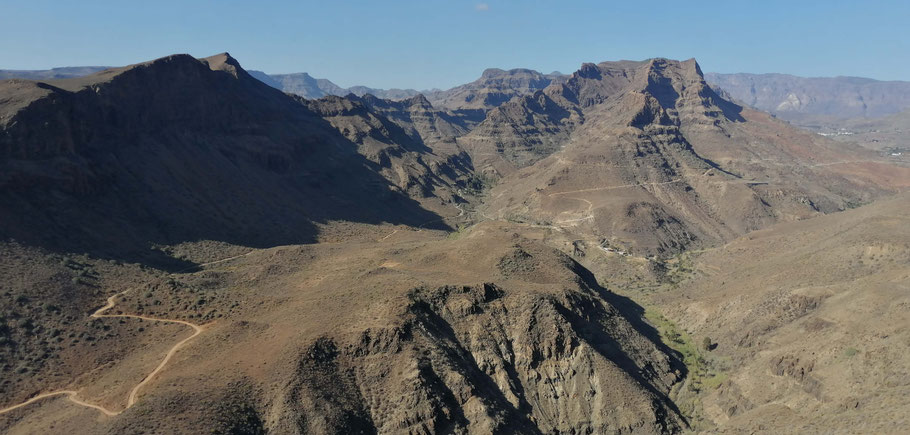 Vue panoramique sur le ravin de Fatage, un canon de 15 km sinueux, large et profond