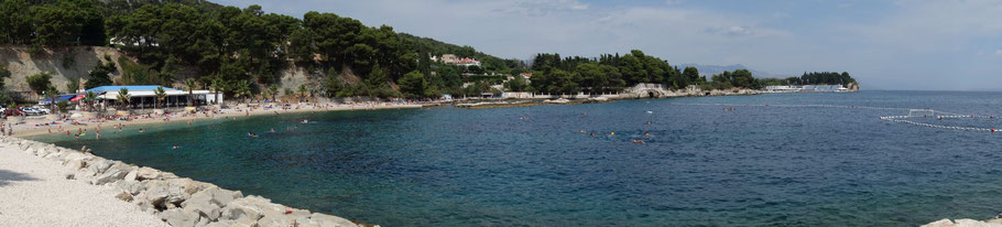 Croatie, Split : plage du Kaštelet