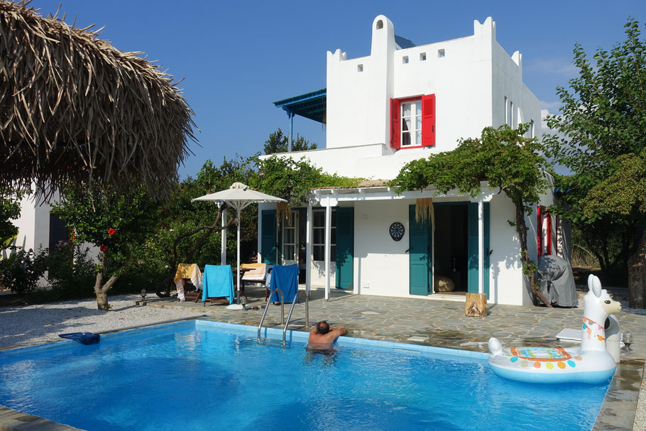 Grèce, Cyclades : Naxos, Villa cycladique Chez Catherine à Engares