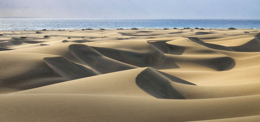 Grande Canarie : dunes et plage de Maspalomas