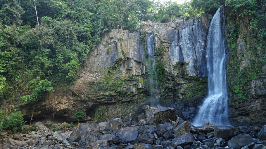 Costa Rica, cataratas Nauyaca : cascade supérieure