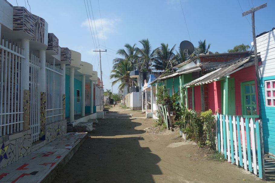 Colombie : village de la Boquilla près de Carthagène des Indes
