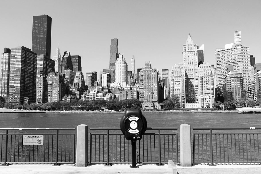 New York : vue sur Manhattan de Roosevelt Island