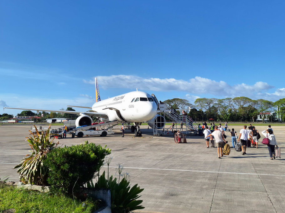 Aéroport de Dumaguete, vol pour Manille