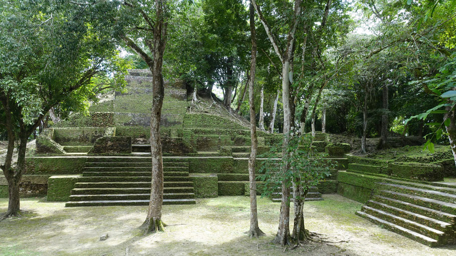 Belize, San Ignacio : temple à Cahal Pech