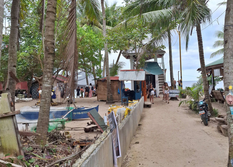 Siquijor, accès à la plage et au sanctuaire marin de Tubod