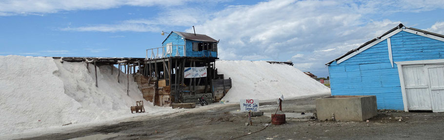République Dominicaine, Punta Salinas : salines de Bani