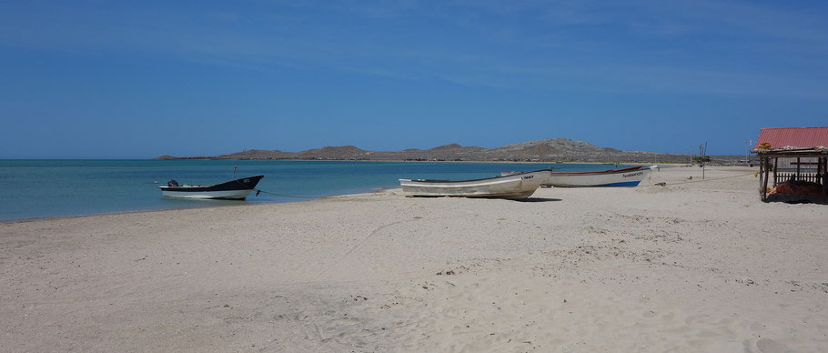 Colombie, La Guajira : plage de Cabo de la Vela