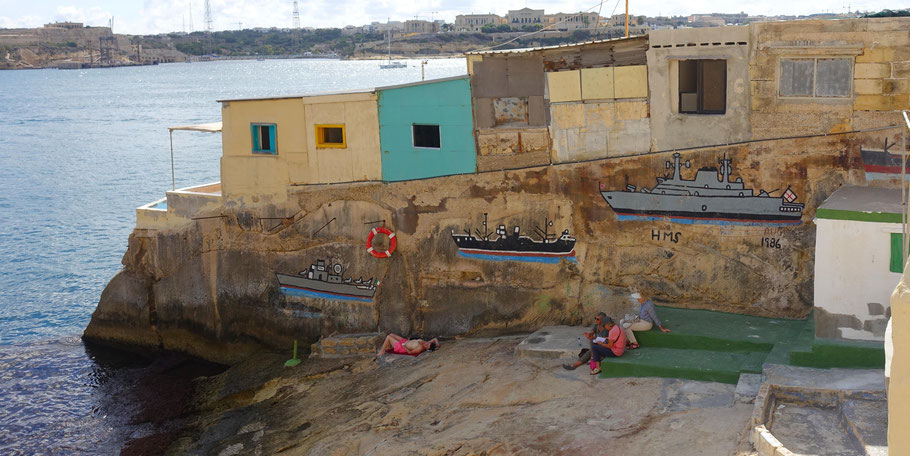 Malte, La Valette : plage de Wuestenwinds 