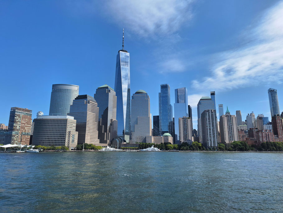 New York, vue sur le One World Trade Center surnommé Freedom Tower