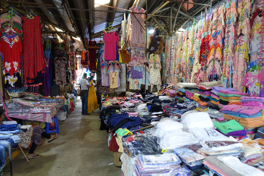 Ile Maurice : dans le marché de Centre de Flacq
