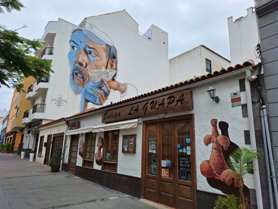 Canaries, Tenerife : Puerto de la Cruz, dans le vieux quartier de pêcheurs de La Ranilla