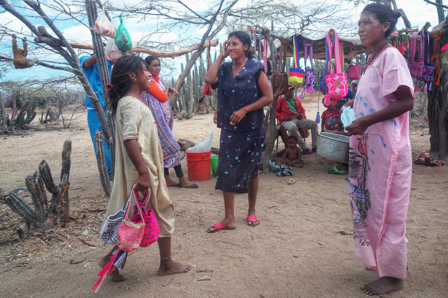 Colombie, la Guajira : femmes Wayuus
