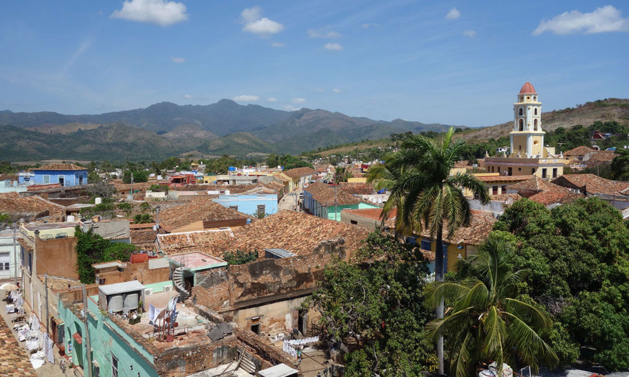 Vue sur Trinidad de la tour du Palacio Cantero