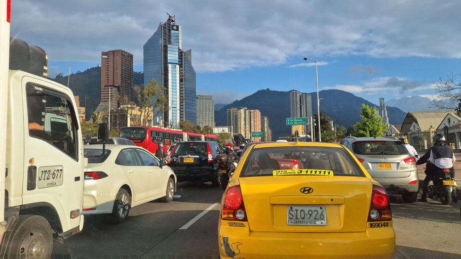 Colombie : bouchon à Bogota, une plaie !