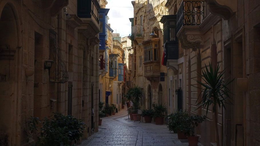 Malte, les Trois Cités : Triq Hilda Tabone à  Vittoriosa