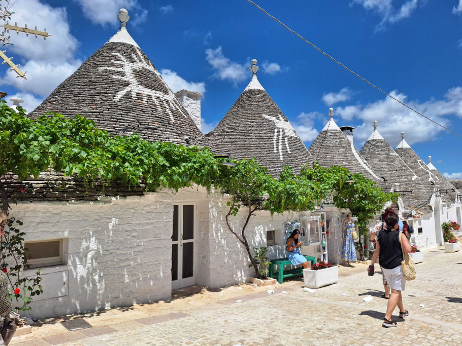 Les Pouilles : Alberobello, Via Monte Pertica