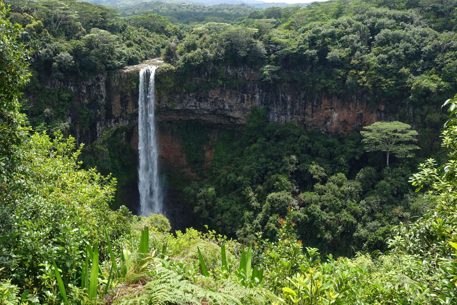 Ile Maurice : cascade de Chamarel