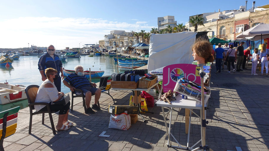  Malte : marché sur le port de Marsaxlokk
