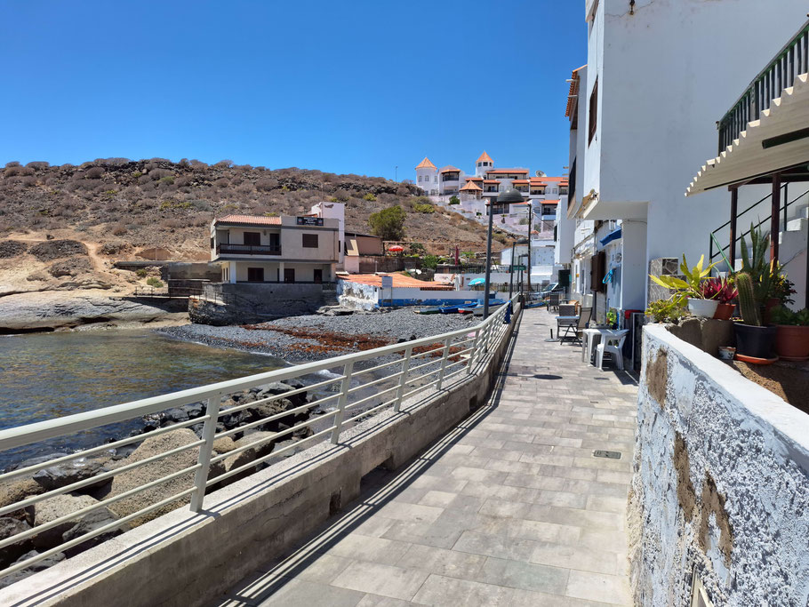 Canaries, Tenerife : le petit Paseo Maritimo de La Caleta