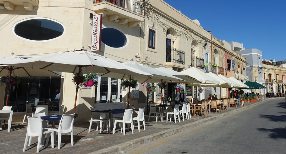 Malte : les nombreux restaurants de Marsaxlokk